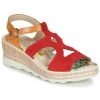 Chaussures Femme Sandales et Nu-pieds Dorking YAP Rouge