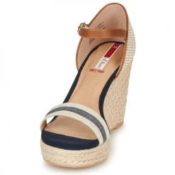 Chaussures Femme Sandales et Nu-pieds S.Oliver NOULATI Beige / marine -Sandales Soldes Boutique 16532266 500 C