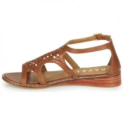 Chaussures Femme Sandales et Nu-pieds Ravel CARDWELL Tan -Sandales Soldes Boutique 16533333 500 D