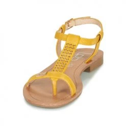 Chaussures Femme Sandales et Nu-pieds Les Petites Bombes EMILIE Moutarde -Sandales Soldes Boutique 16534202 500 C