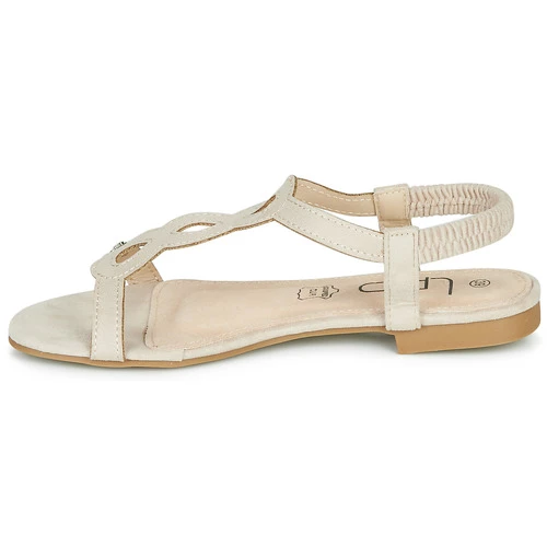 Chaussures Femme Sandales et Nu-pieds Les Petites Bombes FLORA Beige 4 Chaussures Femme Sandales et Nu-pieds Les Petites Bombes FLORA Beige – Image 4