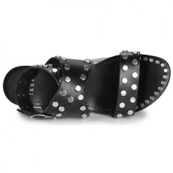 Chaussures Femme Sandales et Nu-pieds Ikks BQ80255 Noir -Sandales Soldes Boutique 16538925 500 F