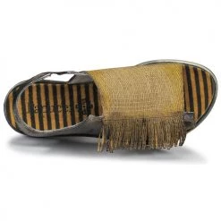 Chaussures Femme Sandales et Nu-pieds Papucei DERMOT Jaune -Sandales Soldes Boutique 16539129 500 F