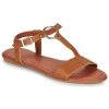 Chaussures Femme Sandales et Nu-pieds Esprit KONA T STRAP Cognac