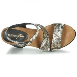 Chaussures Femme Sandales et Nu-pieds Metamorf'Ose GAFA Python -Sandales Soldes Boutique 16561902 500 F