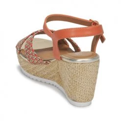 Chaussures Femme Sandales et Nu-pieds Moony Mood MELISSA corail -Sandales Soldes Boutique 16592663 500 E