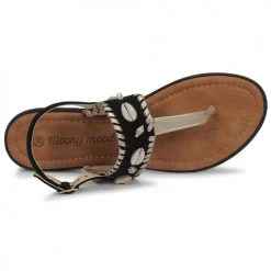 Chaussures Femme Sandales et Nu-pieds Moony Mood MARISE noir -Sandales Soldes Boutique 16592672 500 F