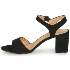 Chaussures Femme Sandales et Nu-pieds Moony Mood MEGANE noir -Sandales Soldes Boutique 16592681 500 D