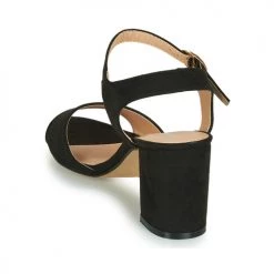 Chaussures Femme Sandales et Nu-pieds Moony Mood MEGANE noir -Sandales Soldes Boutique 16592681 500 E