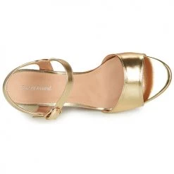 Chaussures Femme Sandales et Nu-pieds Moony Mood MEGANE doré -Sandales Soldes Boutique 16592682 500 F