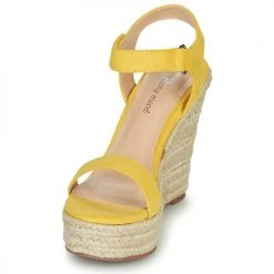Chaussures Femme Sandales et Nu-pieds Moony Mood MARTA jaune -Sandales Soldes Boutique 16592684 500 C