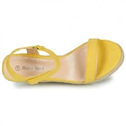 Chaussures Femme Sandales et Nu-pieds Moony Mood MARTA jaune -Sandales Soldes Boutique 16592684 500 F
