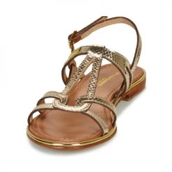 Chaussures Femme Sandales et Nu-pieds Les Tropéziennes par M Belarbi HACKLE Or -Sandales Soldes Boutique 16602243 500 C