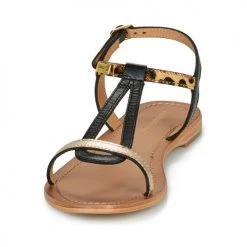 Chaussures Femme Sandales et Nu-pieds Les Tropéziennes par M Belarbi HAMAT Noir / Léopard -Sandales Soldes Boutique 16602247 500 C