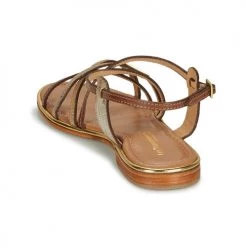 Chaussures Femme Sandales et Nu-pieds Les Tropéziennes par M Belarbi HARRY Tan / Or -Sandales Soldes Boutique 16602252 500 E