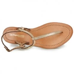 Chaussures Femme Sandales et Nu-pieds Les Tropéziennes par M Belarbi BILLY Or irisé -Sandales Soldes Boutique 16602267 500 F