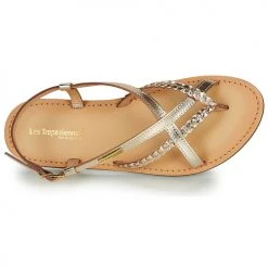 Chaussures Femme Sandales et Nu-pieds Les Tropéziennes par M Belarbi CHOU Or -Sandales Soldes Boutique 16602274 500 F