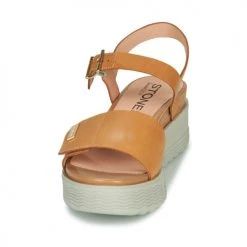 Chaussures Femme Sandales et Nu-pieds Stonefly PARKY 6 Camel / Blanc -Sandales Soldes Boutique 16626453 500 C