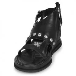 Chaussures Femme Sandales et Nu-pieds Airstep / A.S.98 POLA Noir -Sandales Soldes Boutique 16637393 500 C