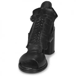 Chaussures Femme Sandales et Nu-pieds Airstep / A.S.98 VIDE HIGH Noir -Sandales Soldes Boutique 16637418 500 C