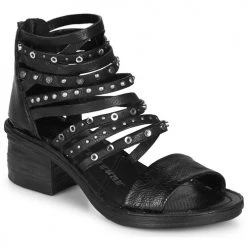 Chaussures Femme Sandales et Nu-pieds Airstep / A.S.98 KENYA Noir