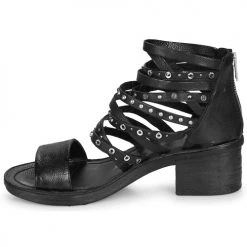 Chaussures Femme Sandales et Nu-pieds Airstep / A.S.98 KENYA Noir -Sandales Soldes Boutique 16637422 500 D