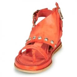 Chaussures Femme Sandales et Nu-pieds Airstep / A.S.98 POLA Orange -Sandales Soldes Boutique 16637423 500 C