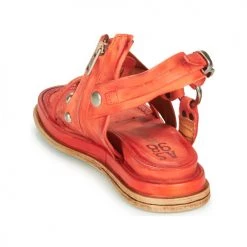 Chaussures Femme Sandales et Nu-pieds Airstep / A.S.98 POLA Orange -Sandales Soldes Boutique 16637423 500 E