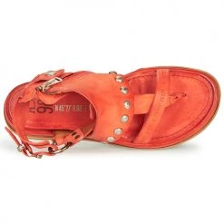 Chaussures Femme Sandales et Nu-pieds Airstep / A.S.98 POLA Orange -Sandales Soldes Boutique 16637423 500 F