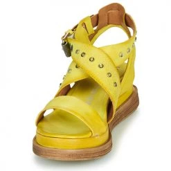 Chaussures Femme Sandales et Nu-pieds Airstep / A.S.98 LAGOS 2 Jaune -Sandales Soldes Boutique 16637431 500 C