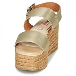Chaussures Femme Sandales et Nu-pieds MTNG GARISSAN Doré -Sandales Soldes Boutique 16637757 500 C