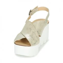 Chaussures Femme Sandales et Nu-pieds Sweet Lemon SUAX Doré -Sandales Soldes Boutique 16639992 500 C