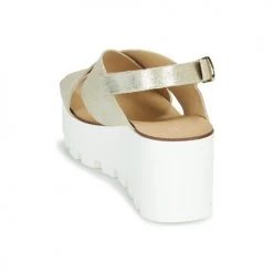 Chaussures Femme Sandales et Nu-pieds Sweet Lemon SUAX Doré -Sandales Soldes Boutique 16639992 500 E