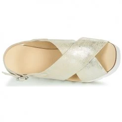 Chaussures Femme Sandales et Nu-pieds Sweet Lemon SUAX Doré -Sandales Soldes Boutique 16639992 500 F