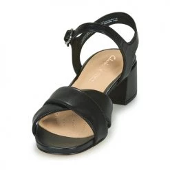 Chaussures Femme Sandales et Nu-pieds Clarks SHEER35 STRAP Noir -Sandales Soldes Boutique 16644855 500 C