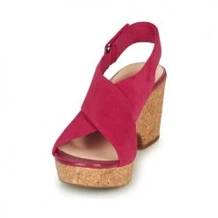 Chaussures Femme Sandales et Nu-pieds Clarks MARITSA LARA Rose -Sandales Soldes Boutique 16644926 500 C