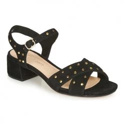 Chaussures Femme Sandales et Nu-pieds Clarks SHEER35 STRAP Noir / clou