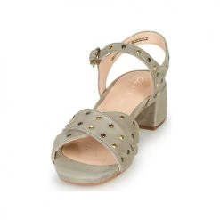 Chaussures Femme Sandales et Nu-pieds Clarks SHEER35 STRAP Taupe / Clou -Sandales Soldes Boutique 16644932 500 C