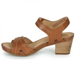 Chaussures Femme Sandales et Nu-pieds Clarks UN PALMA VIBE Camel -Sandales Soldes Boutique 16644943 500 D