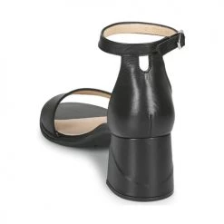 Chaussures Femme Sandales et Nu-pieds Wonders NATURE Noir -Sandales Soldes Boutique 16646160 500 E