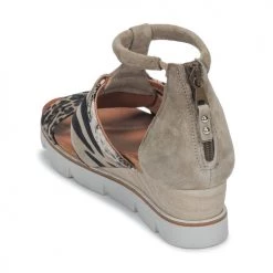 Chaussures Femme Sandales et Nu-pieds Mjus TAPASITA Taupe / Léopard -Sandales Soldes Boutique 16657219 500 E