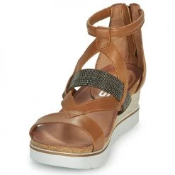 Chaussures Femme Sandales et Nu-pieds Mjus TAPASITA Camel -Sandales Soldes Boutique 16657220 500 C