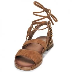 Chaussures Femme Sandales et Nu-pieds Mjus GRAM LACE Camel -Sandales Soldes Boutique 16657237 500 C
