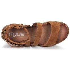 Chaussures Femme Sandales et Nu-pieds Mjus GRAM LACE Camel -Sandales Soldes Boutique 16657237 500 F