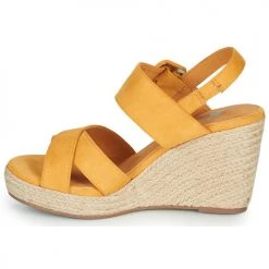 Chaussures Femme Sandales et Nu-pieds Xti TED Jaune -Sandales Soldes Boutique 16665680 500 D