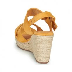 Chaussures Femme Sandales et Nu-pieds Xti TED Jaune -Sandales Soldes Boutique 16665680 500 E