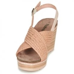 Chaussures Femme Sandales et Nu-pieds Refresh NANI Nude -Sandales Soldes Boutique 16678958 500 C