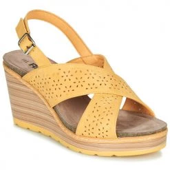 Chaussures Femme Sandales et Nu-pieds Refresh RILO Jaune