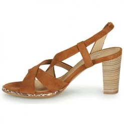 Chaussures Femme Sandales et Nu-pieds Philippe Morvan JUDE Marron -Sandales Soldes Boutique 16692909 500 D