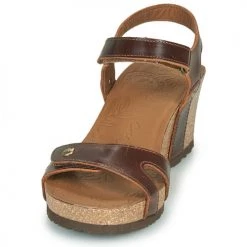 Chaussures Femme Sandales et Nu-pieds Panama Jack JULIA Marron -Sandales Soldes Boutique 16692984 500 C